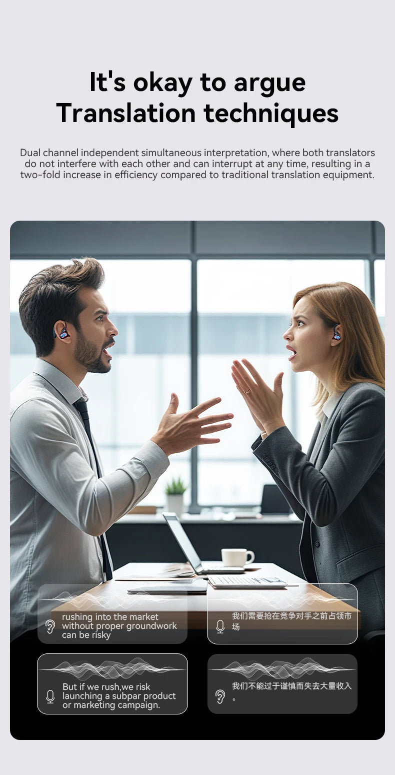 S730 HiFi - AI Translator Earphone