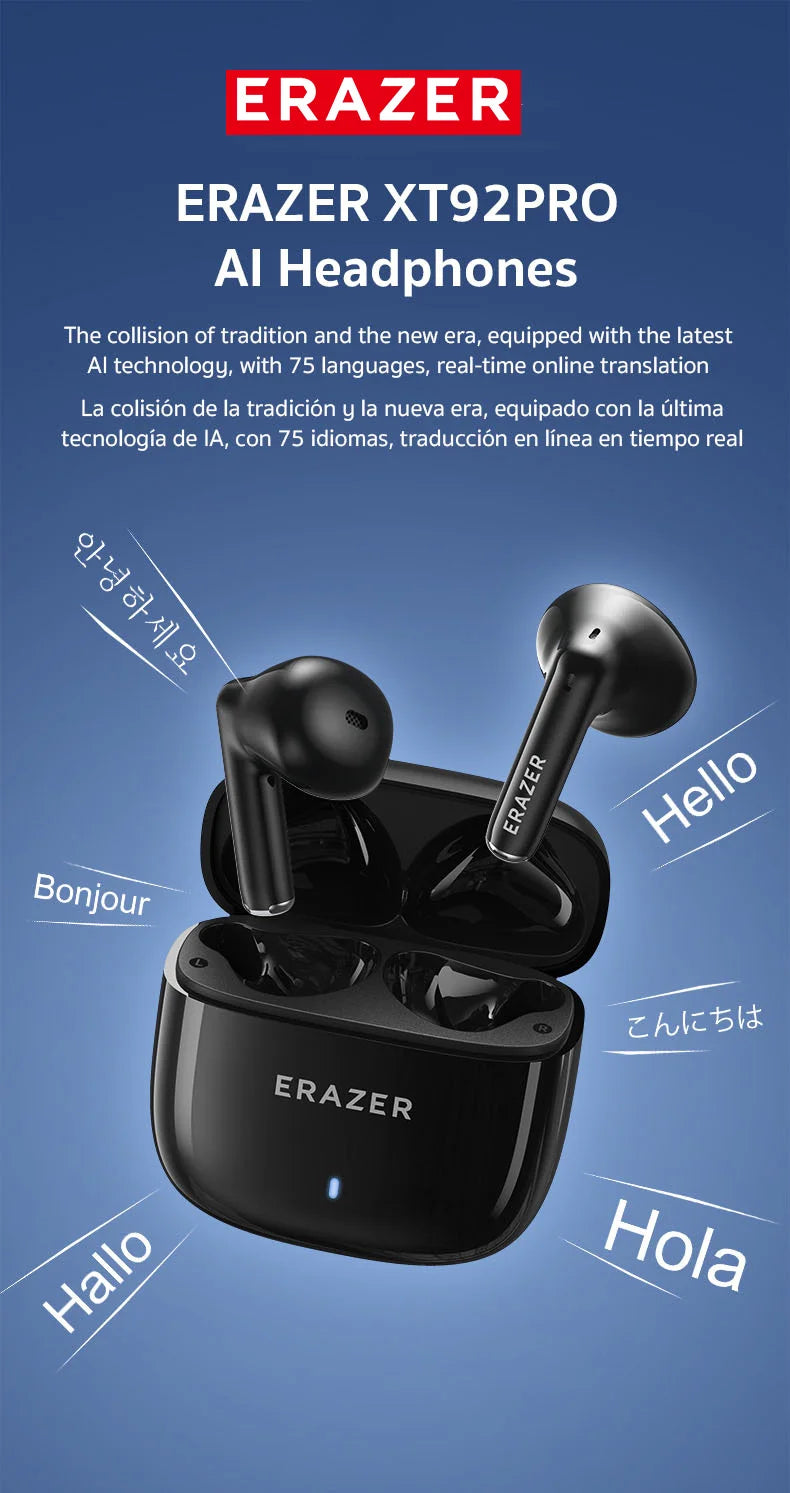 XT92 PRO - AI translator Earbuds