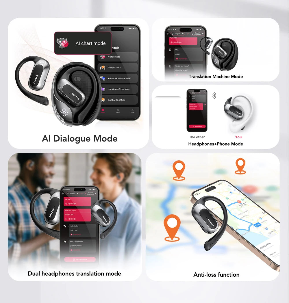 X5 AI Translator Earbuds