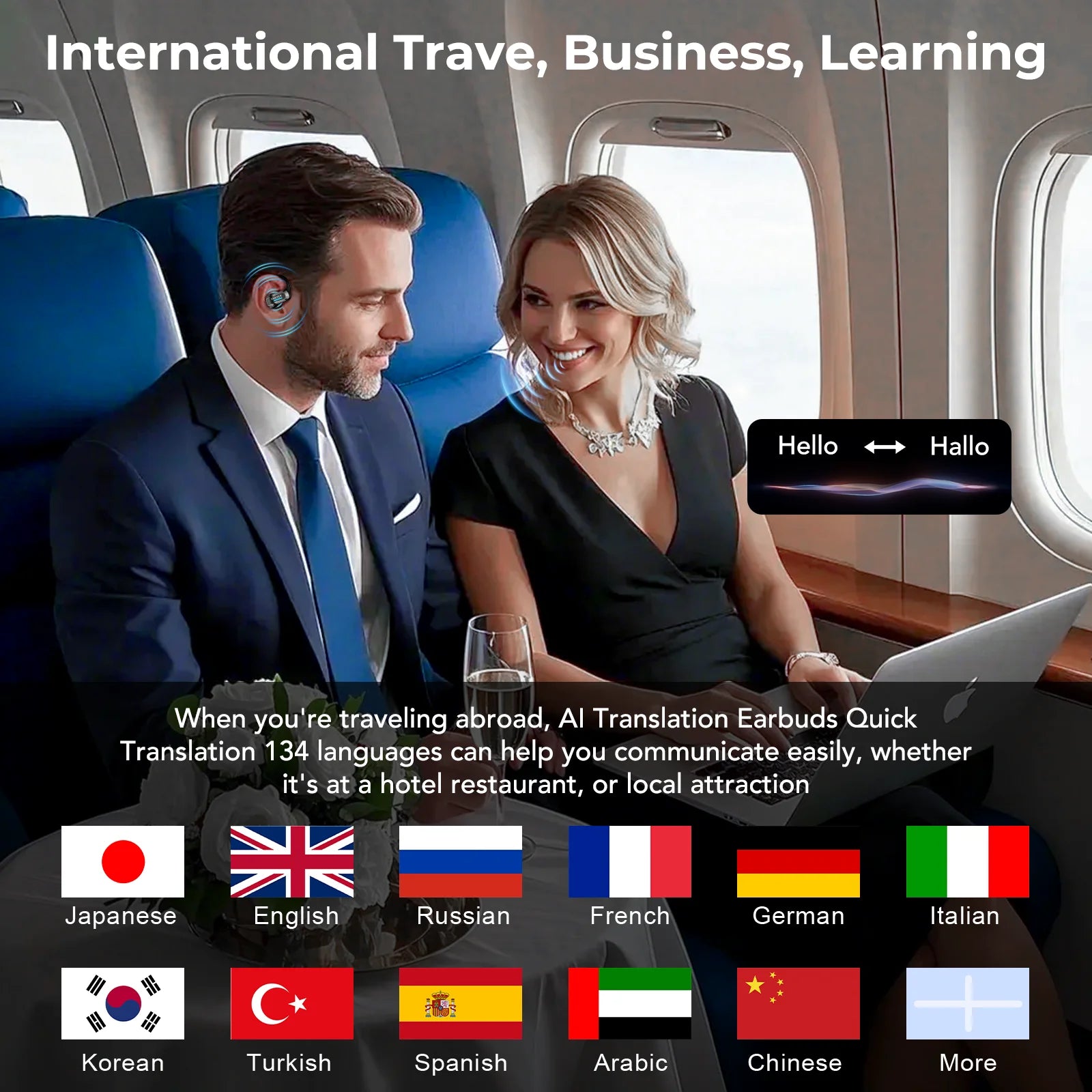 X8 - AI translator Earbuds