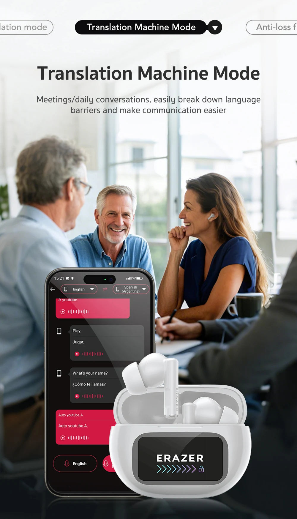 XP12 - AI Translator Earbuds