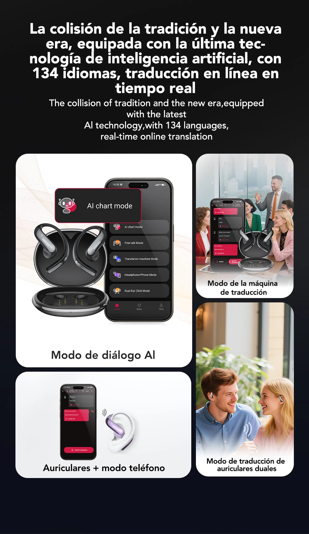 MS195 - AI Translator Earphone
