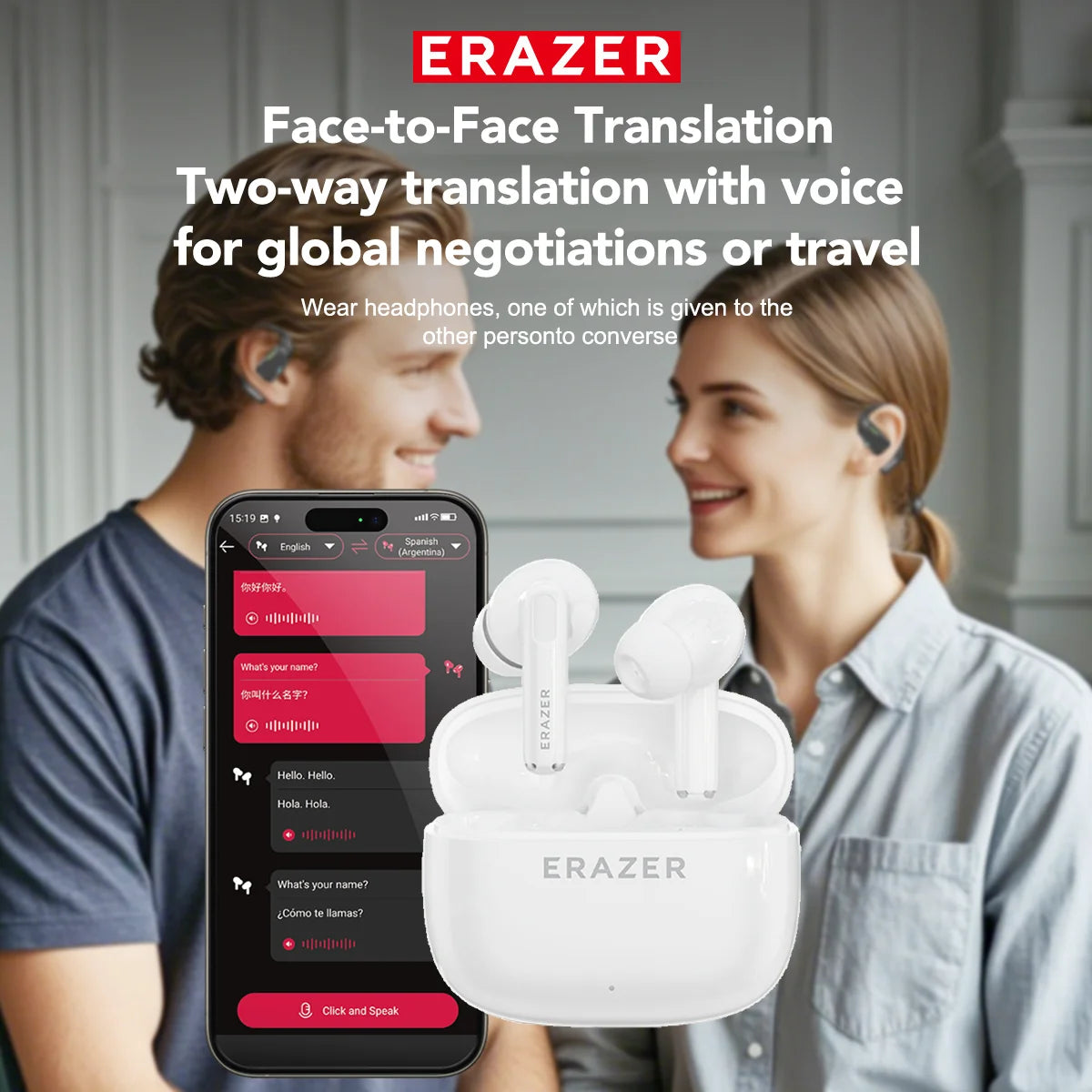 XT69PRO - AI translator Earbuds