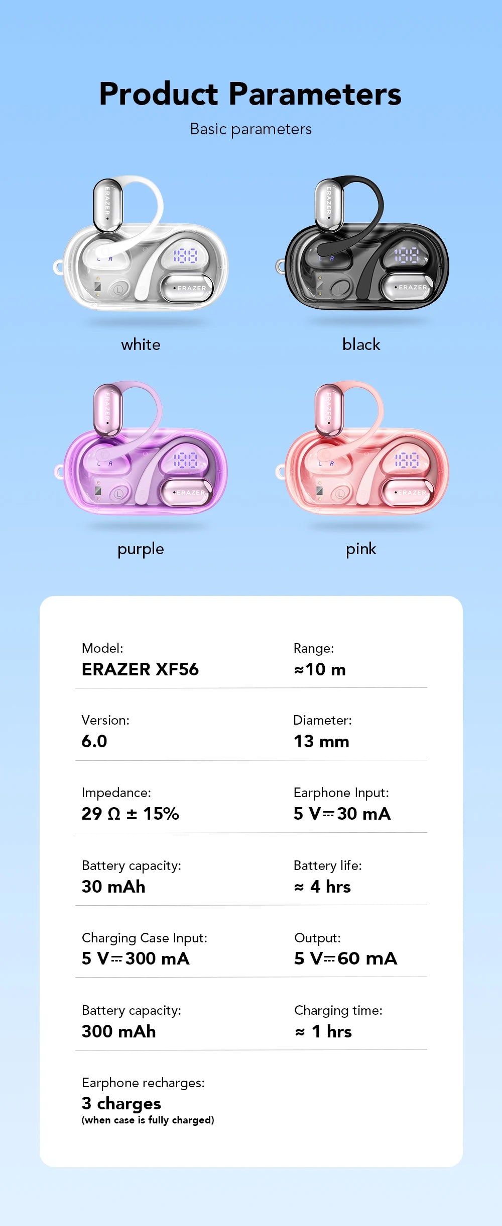 XF56 - AI translator Earbuds