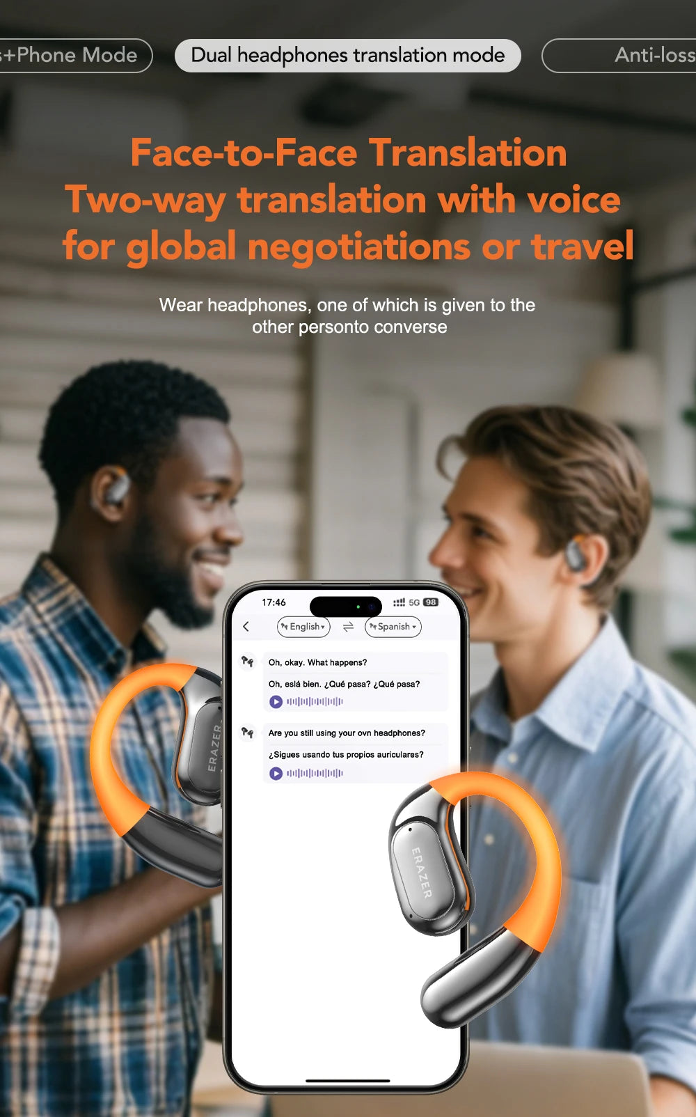 XF31 - AI translator Earbuds