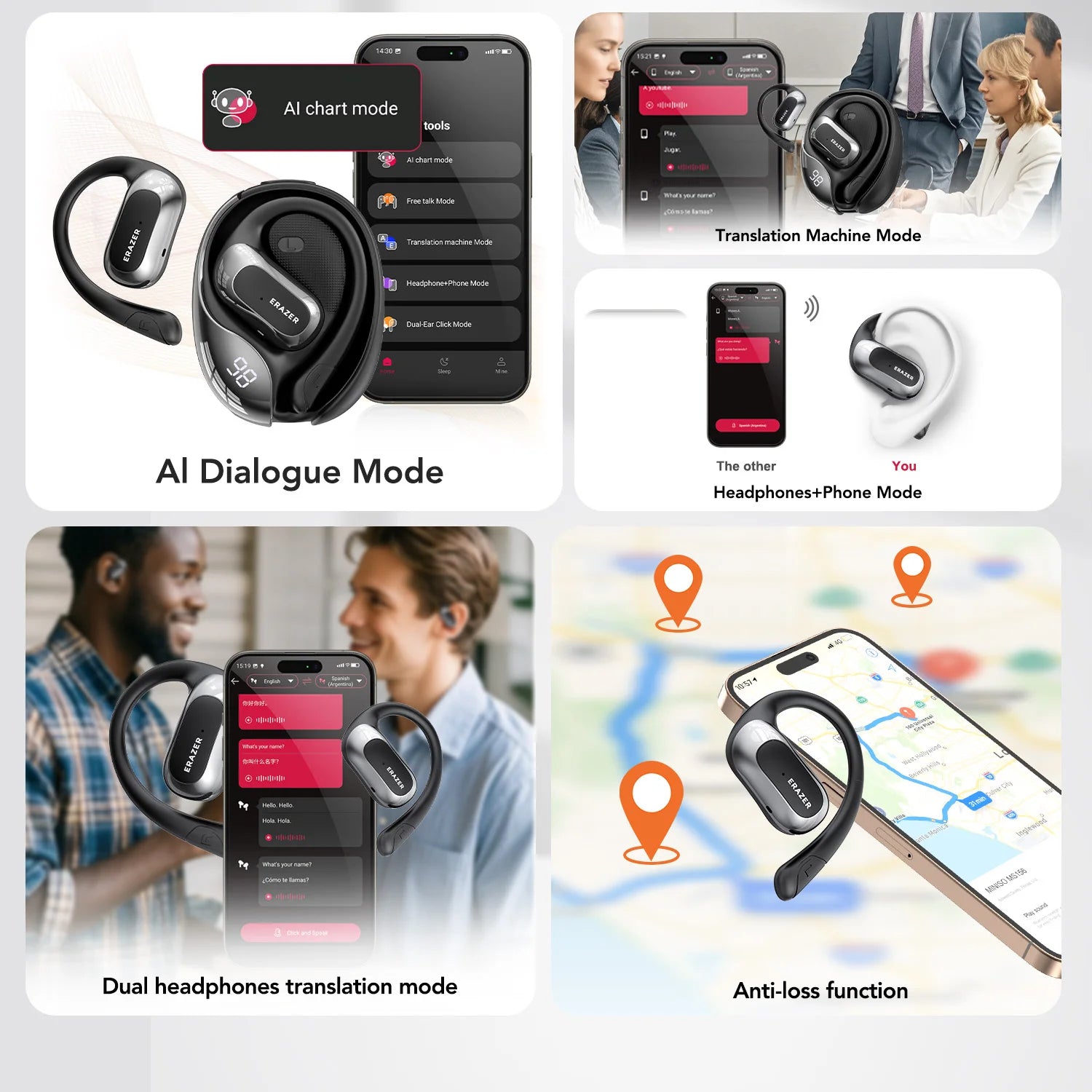 X5 AI Translator Earbuds