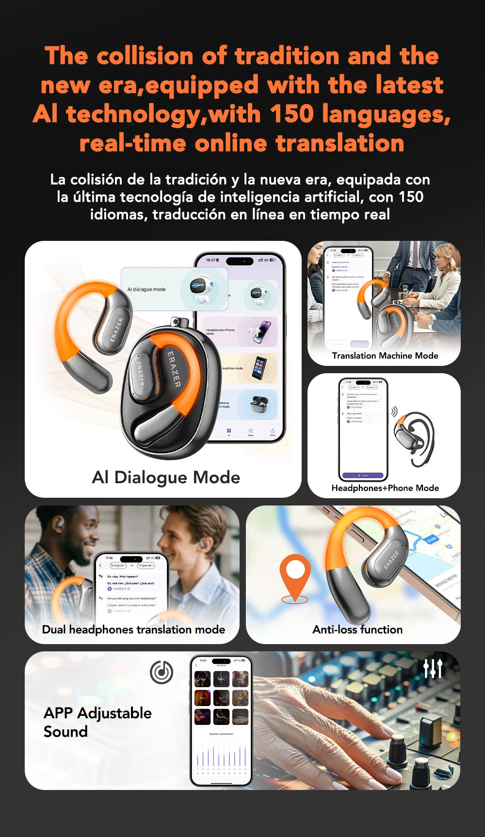 XF31 - AI translator Earbuds