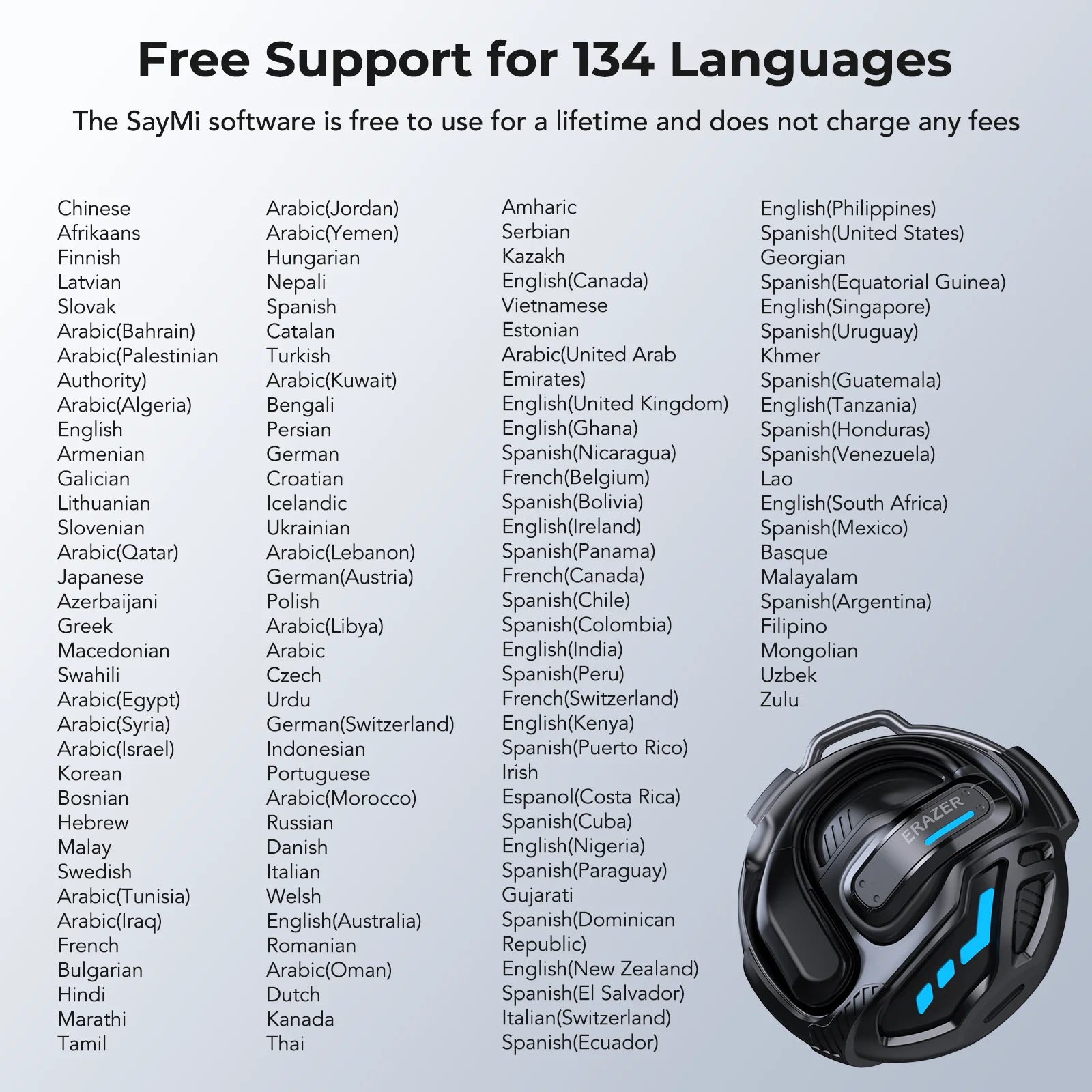 X8 - AI translator Earbuds