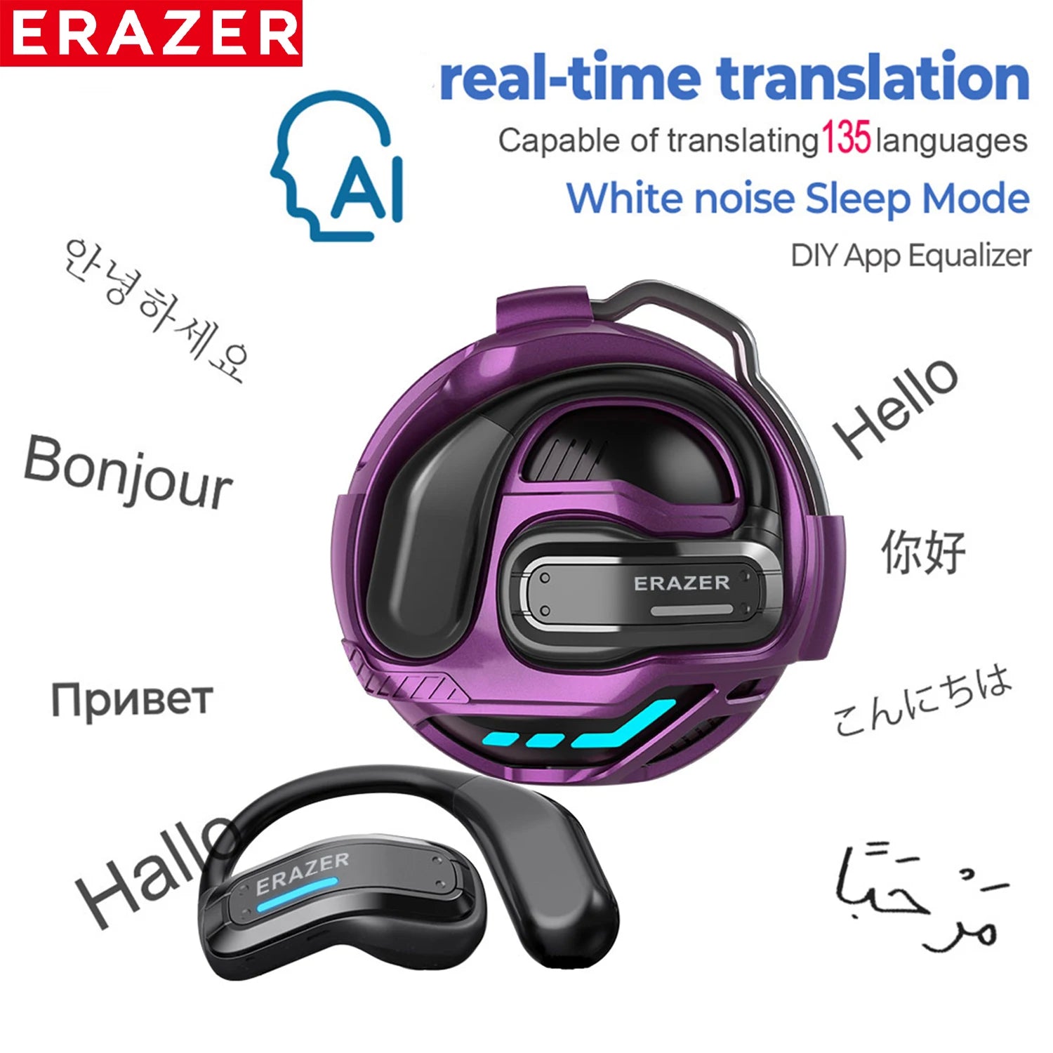 X8 - AI translator Earbuds