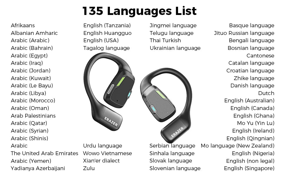 XP6 - AI Translator Earbuds