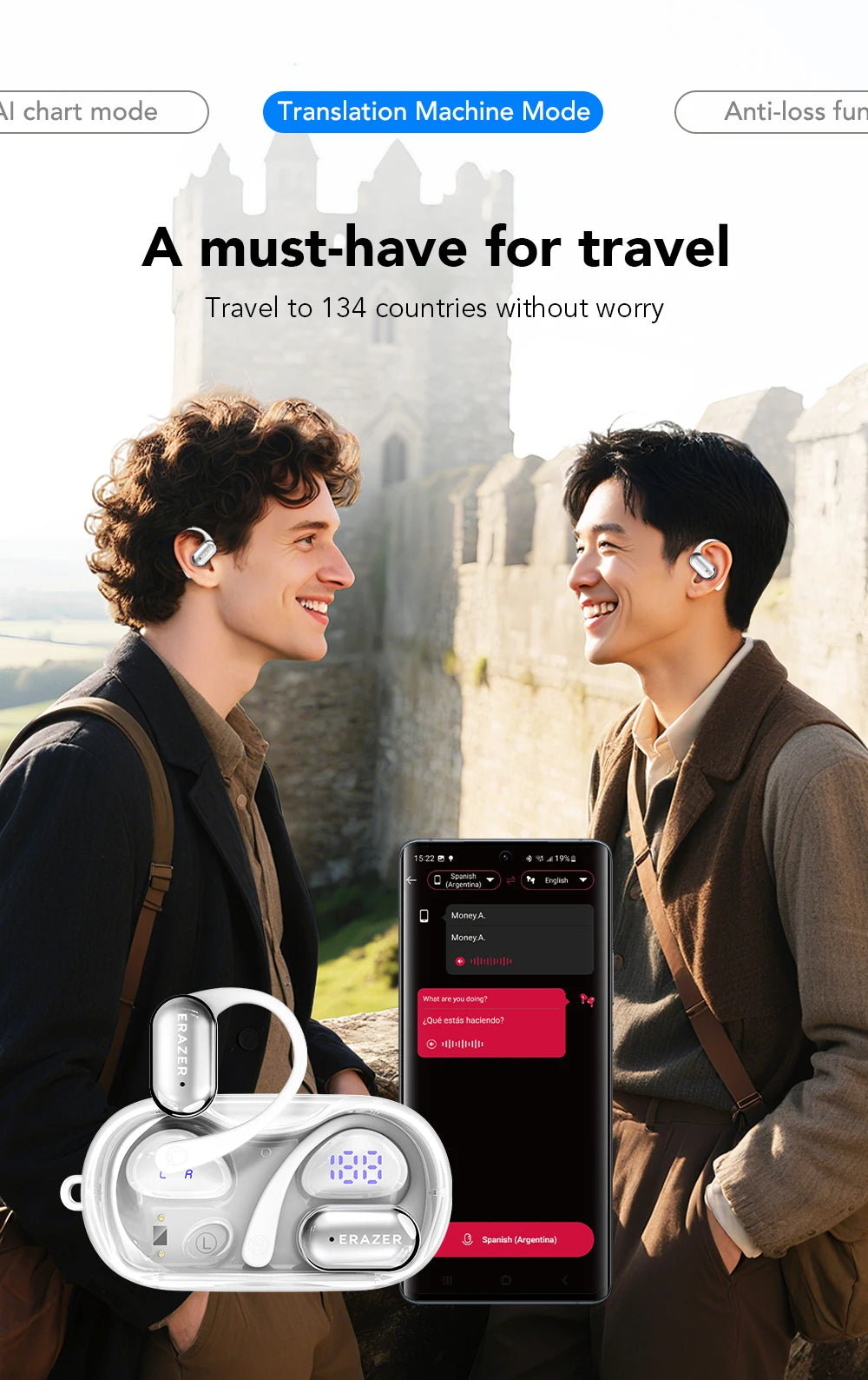 XF56 - AI translator Earbuds