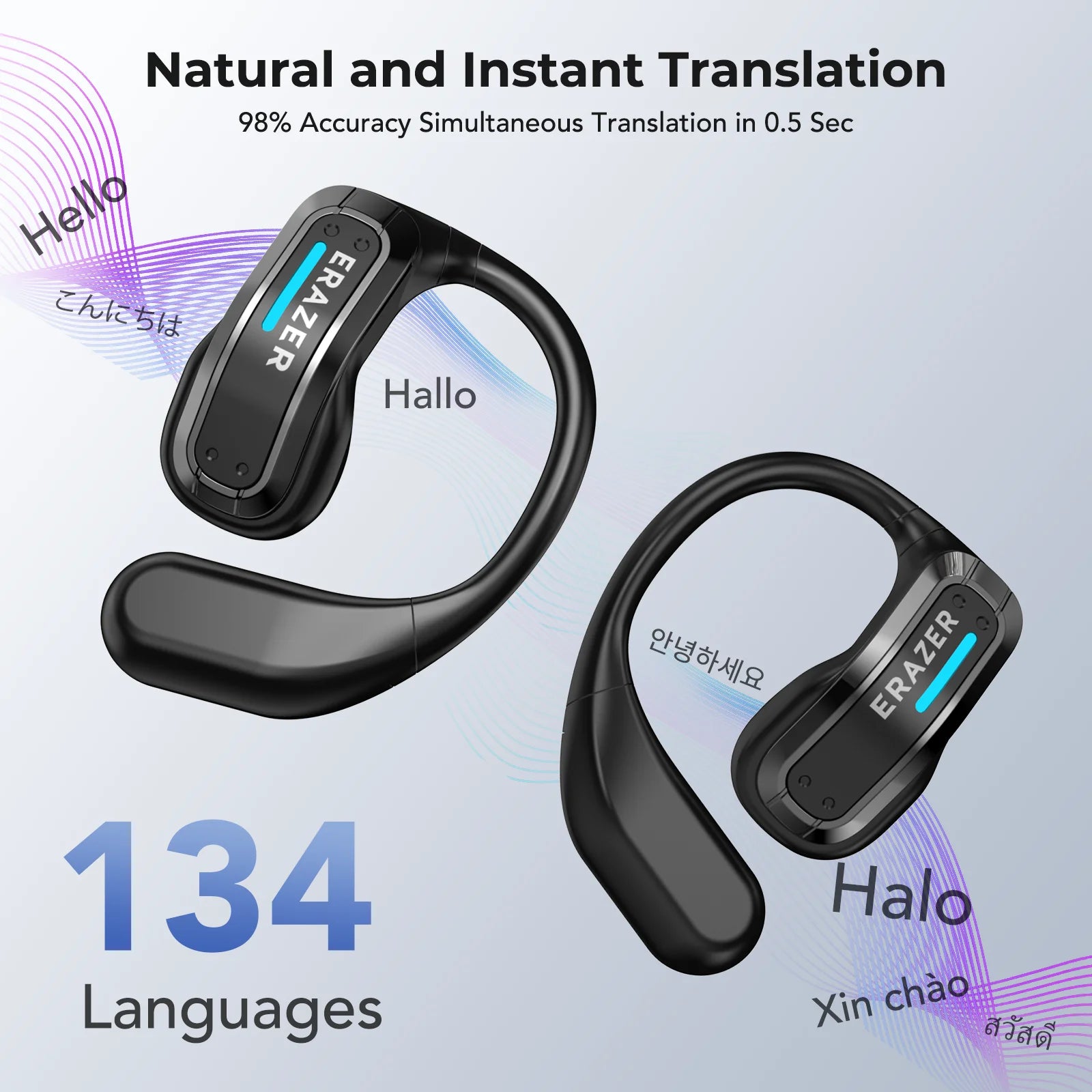 X8 - AI translator Earbuds