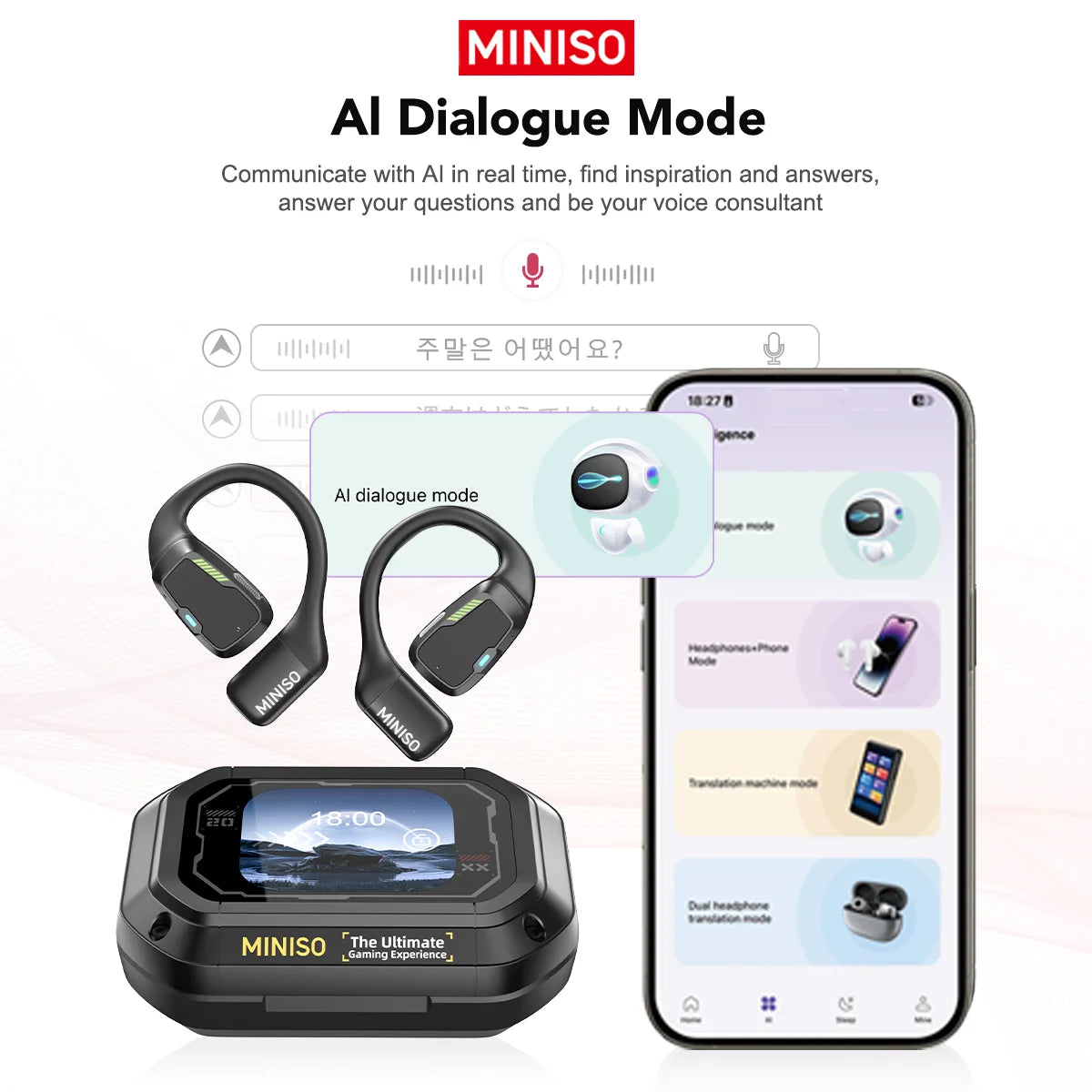 M98 - AI Translator Earphone