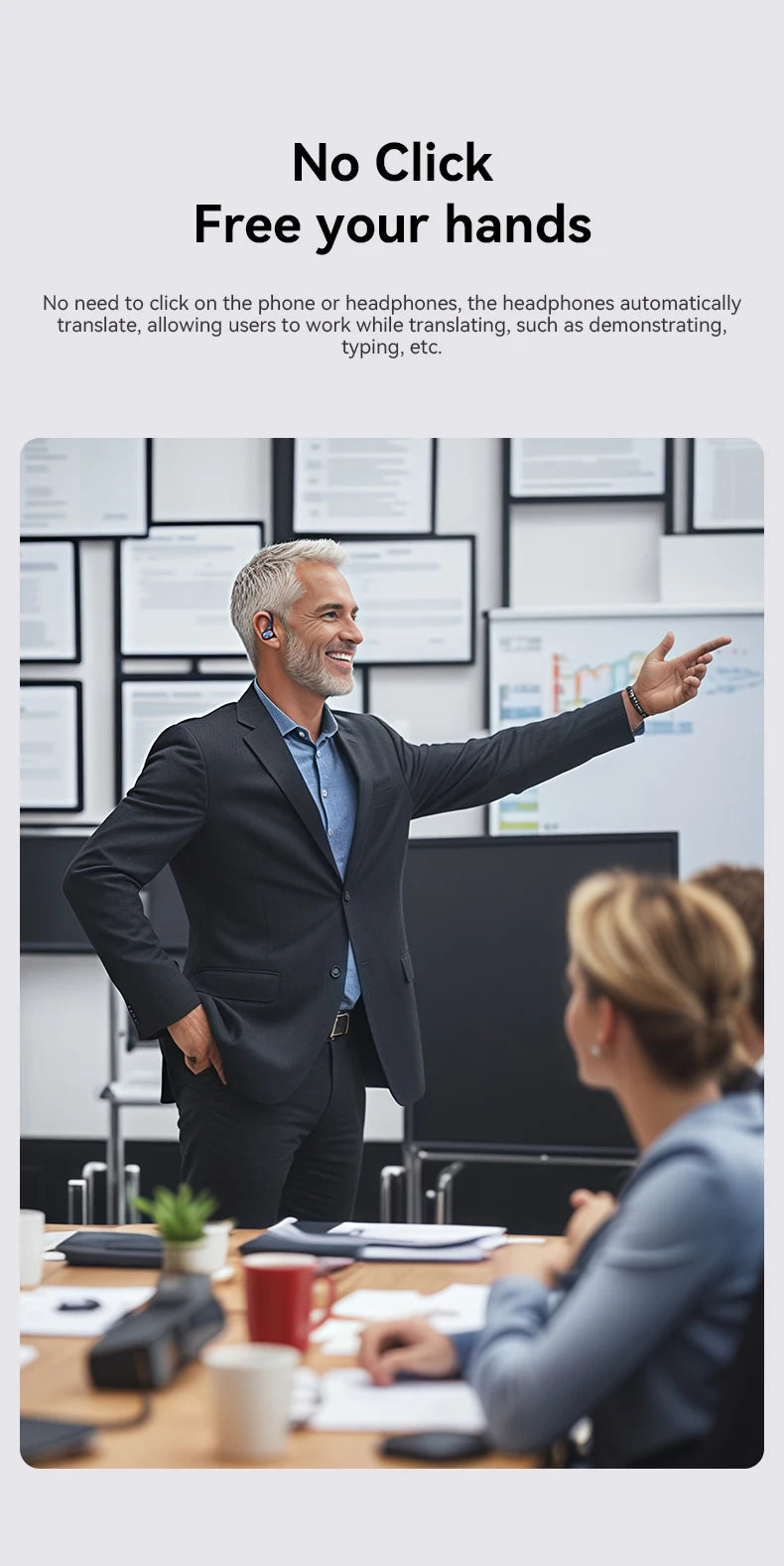 S730 HiFi - AI Translator Earphone