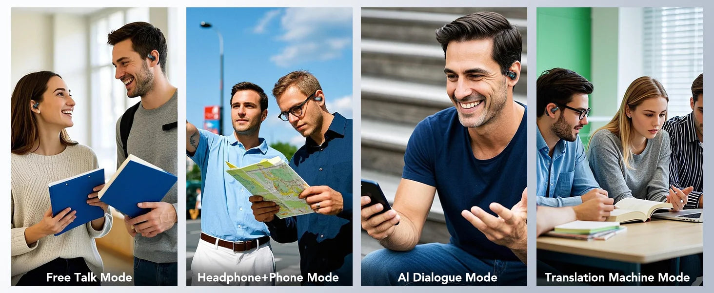 X8 - AI translator Earbuds