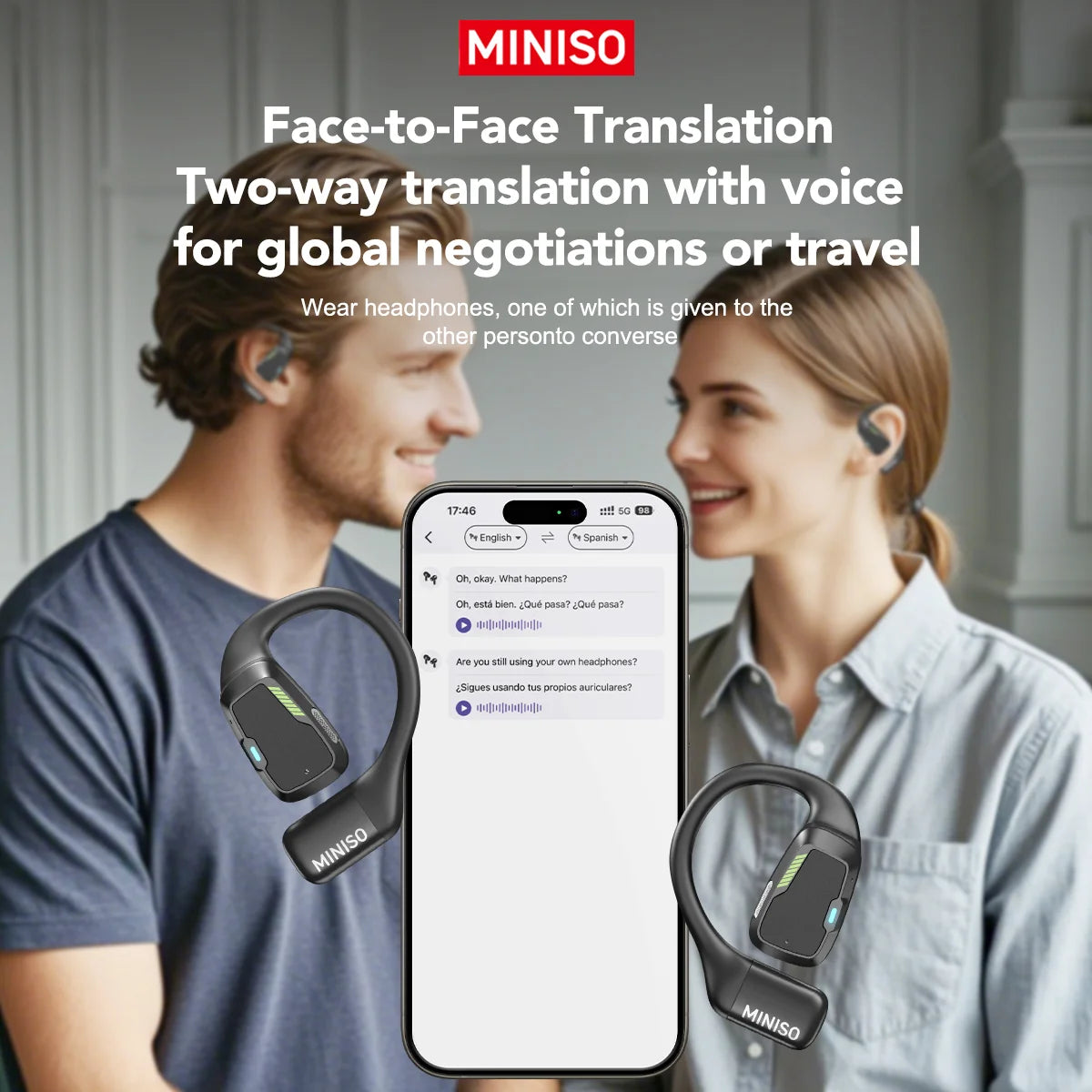 M98 - AI Translator Earphone