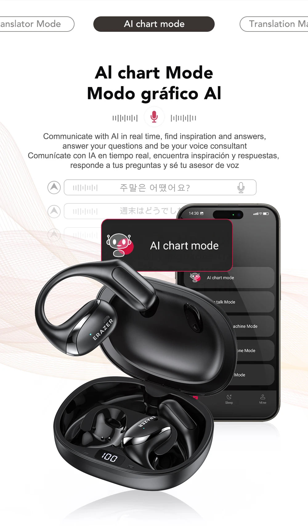 X9 - AI Translator Earbuds