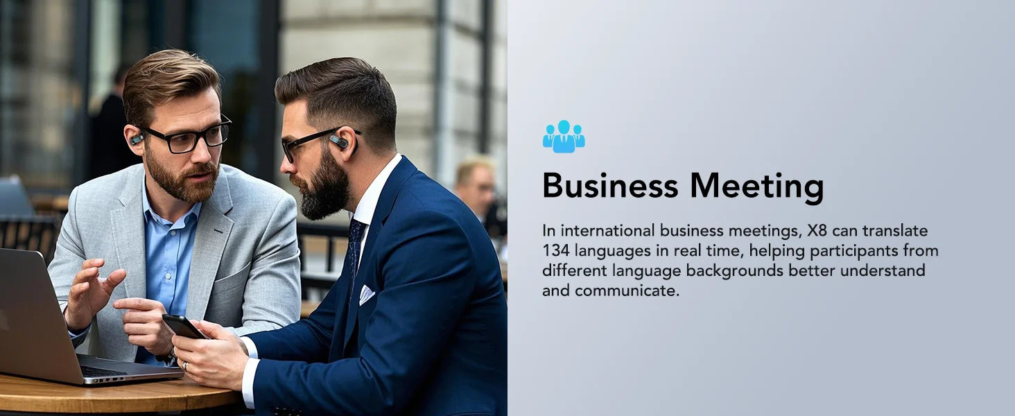 X8 - AI translator Earbuds