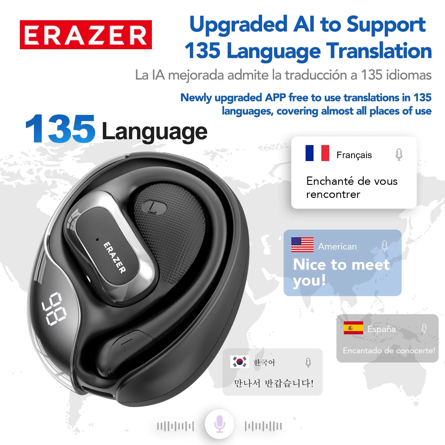 X5 AI Translator Earbuds