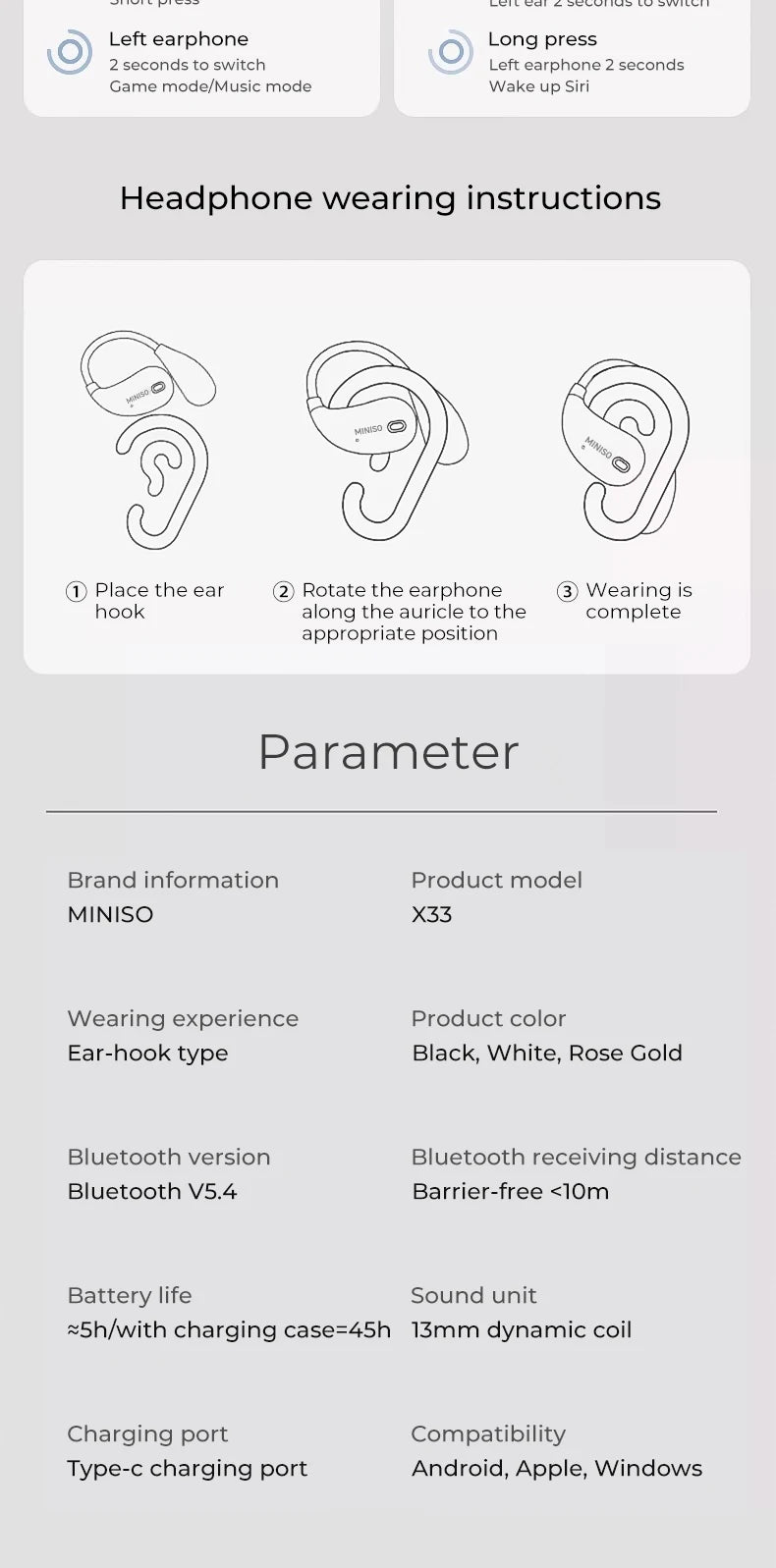 M95 - AI Translator Earphone