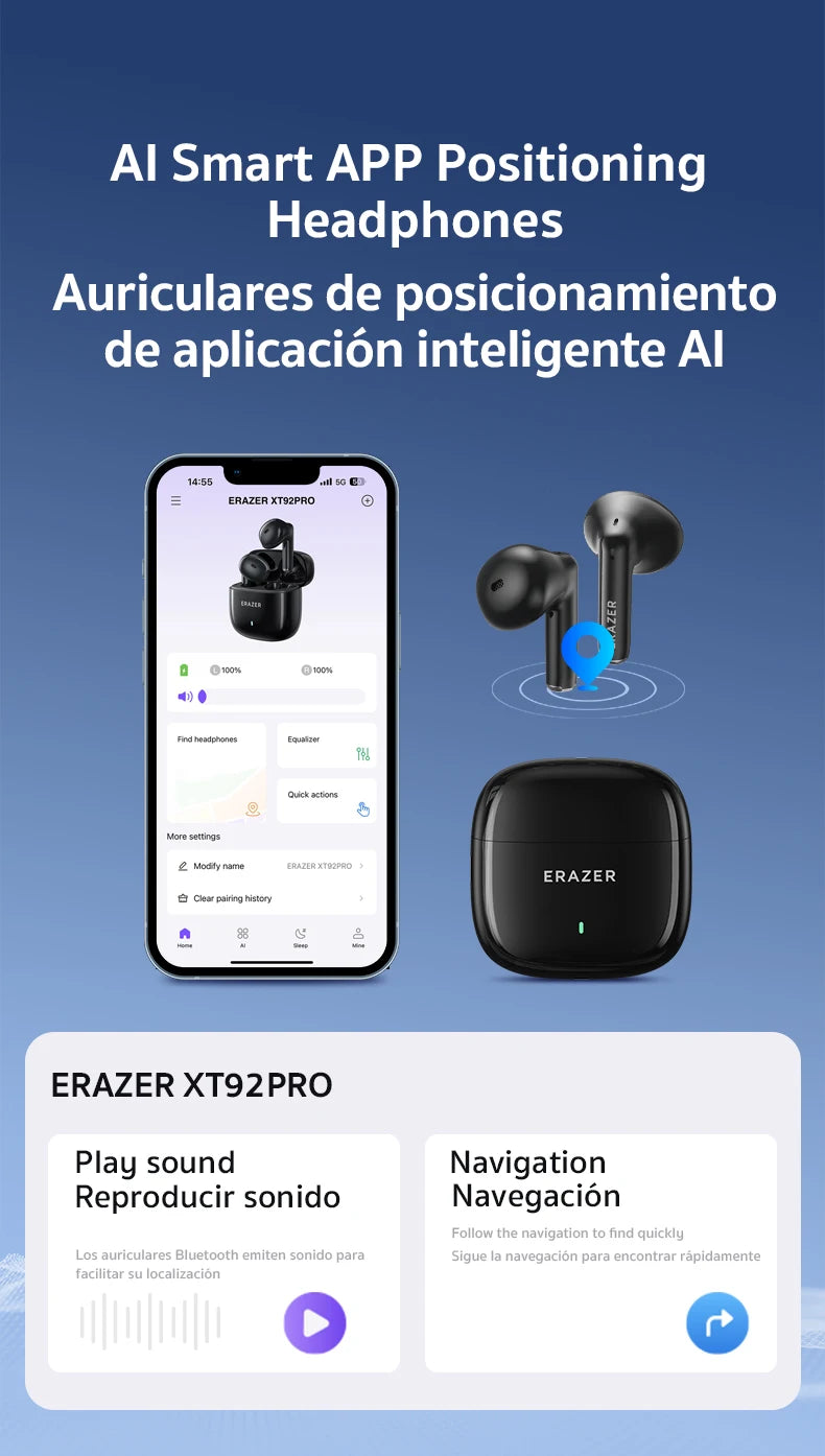 XT92 PRO - AI translator Earbuds