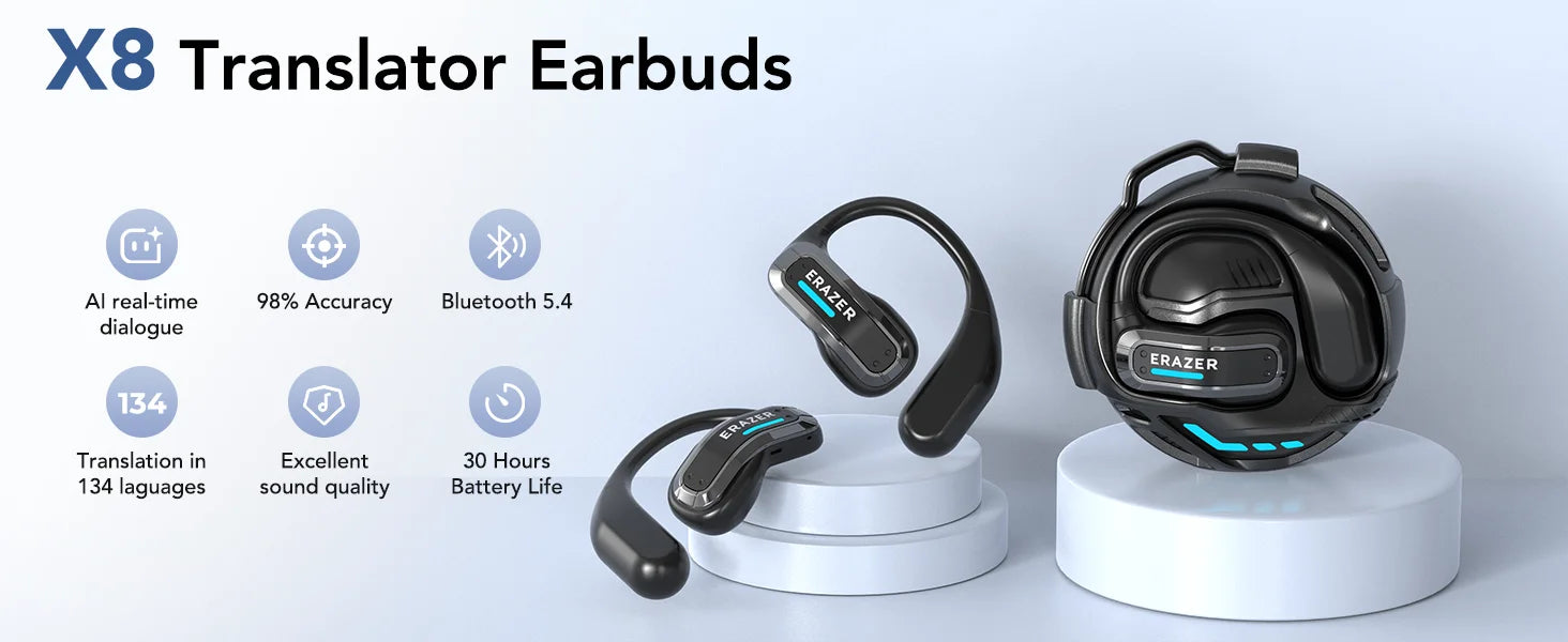 X8 - AI translator Earbuds