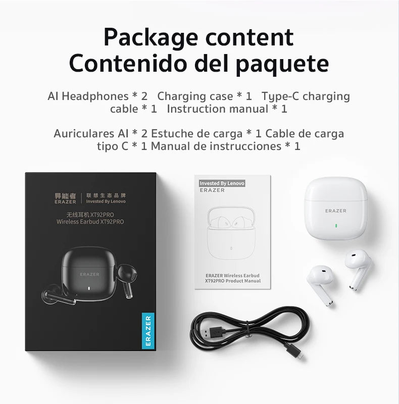 XT92 PRO - AI translator Earbuds