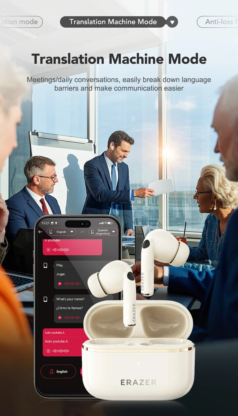 XT89 PRO - AI Translator Earbuds