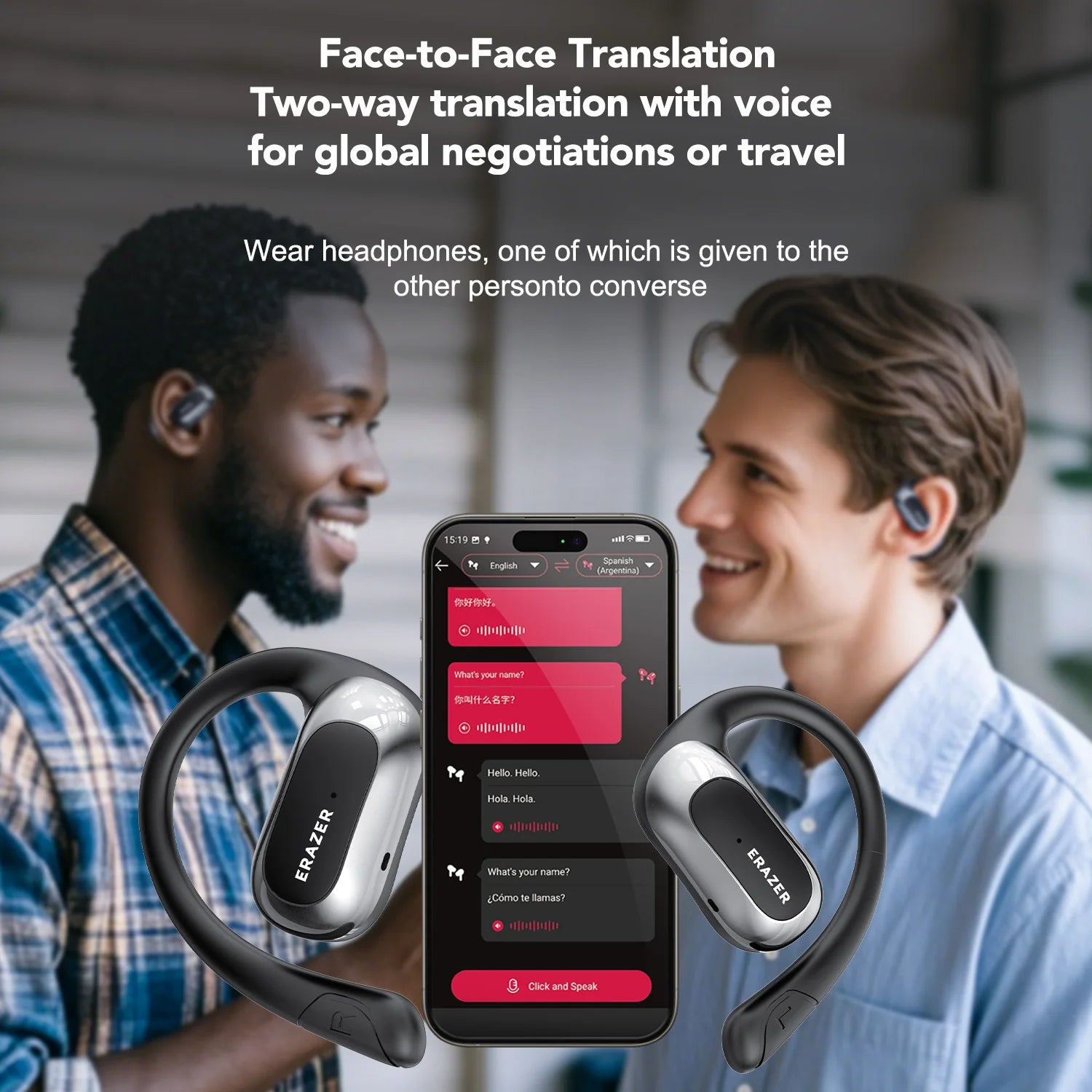 X5 AI Translator Earbuds
