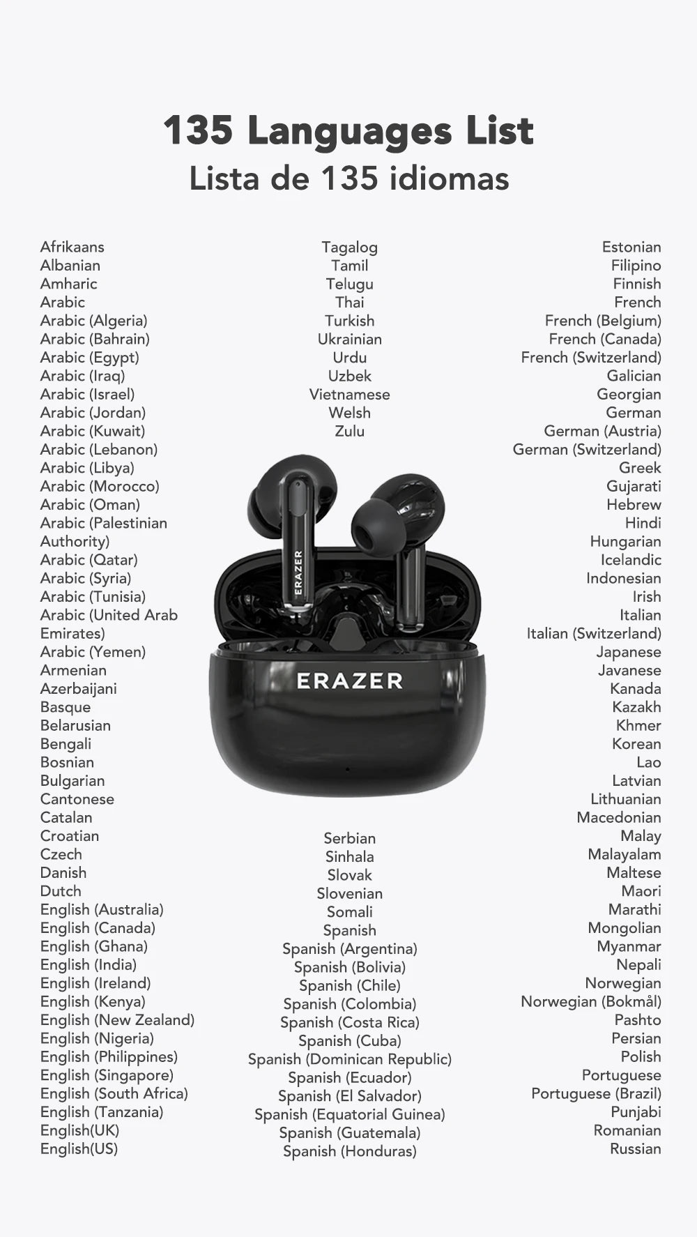 XT69PRO - AI translator Earbuds