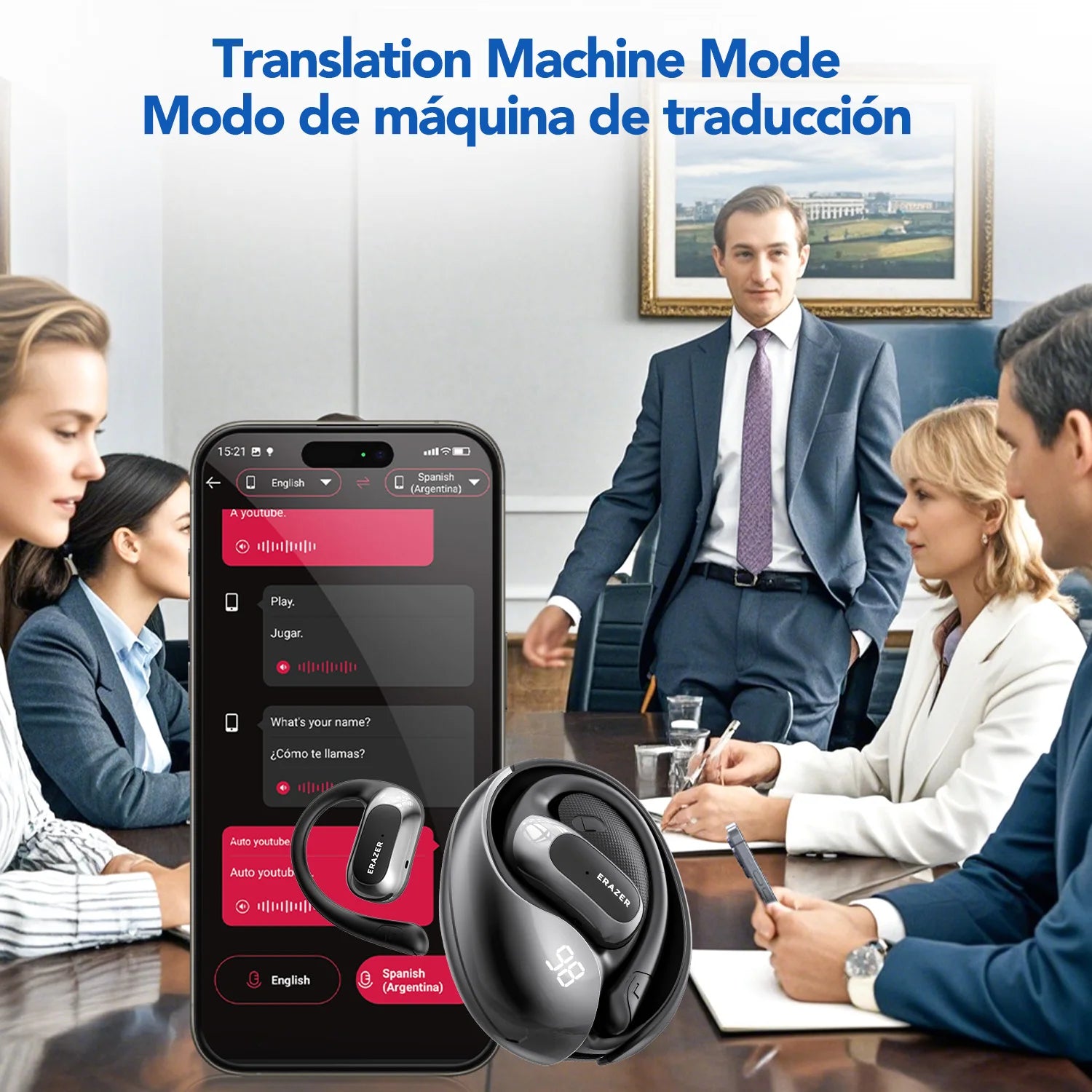 X5 AI Translator Earbuds