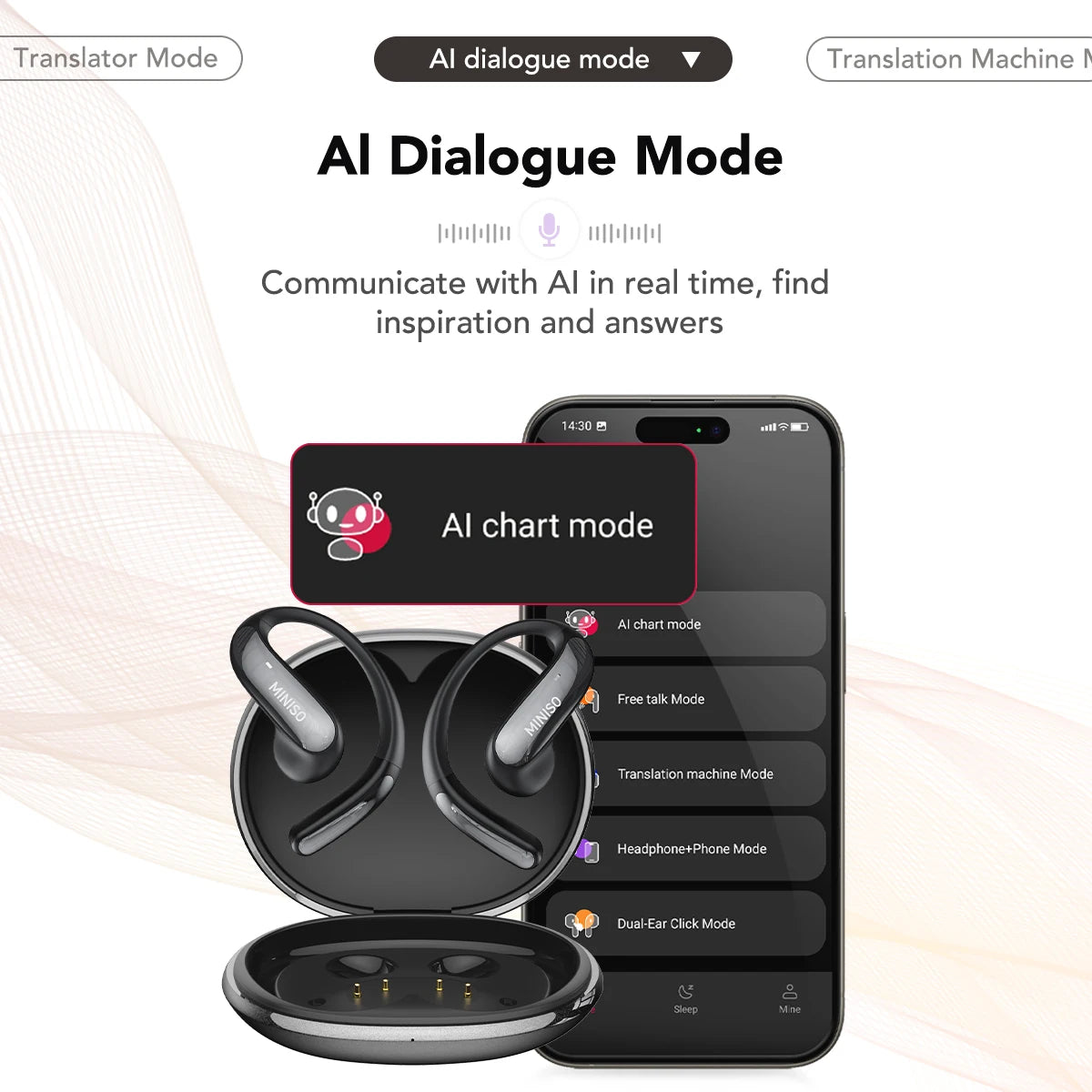 MS195 - AI Translator Earphone