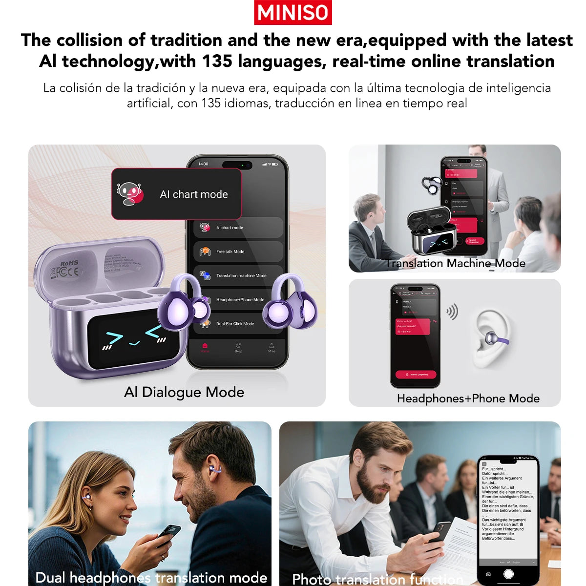 MS201 - AI Translator Earphone