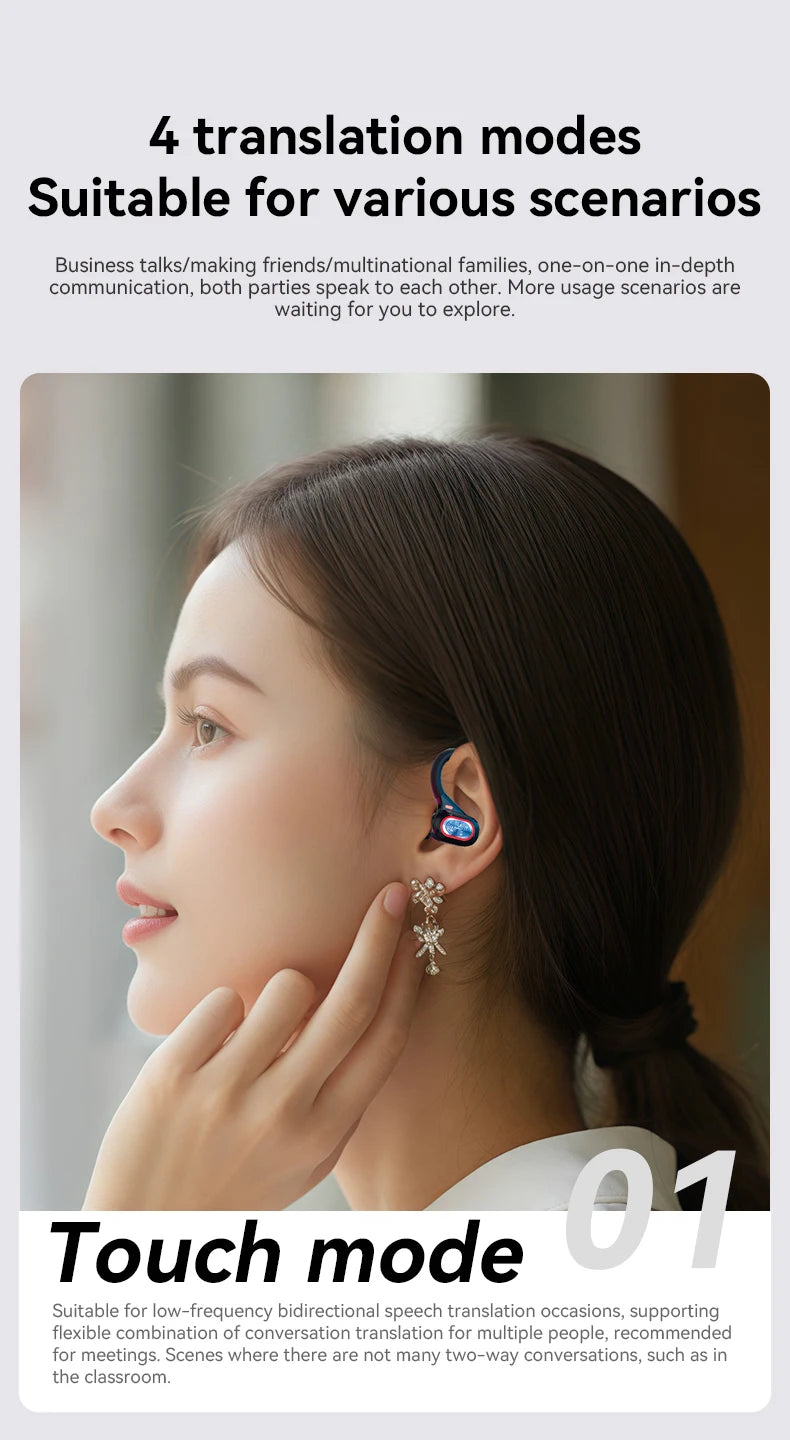 S730 HiFi - AI Translator Earphone